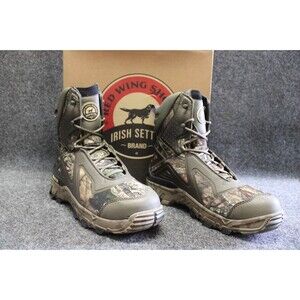 Red Wing Irish Setter Sz 10 D VAPRTREK LS Mens Camo Hunting Boots 826 Mossy Oak